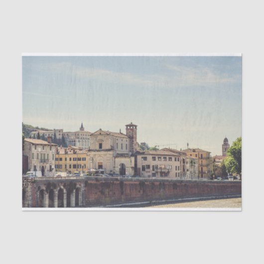 Verona-architectuur, Italië Tissuepapier (Voorkant)