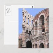 Verona Arena - Verona, Italië Briefkaart (Voorkant / Achterkant)