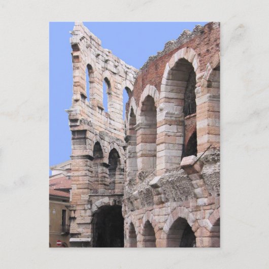 Verona Arena - Verona, Italië Briefkaart (Voorkant)