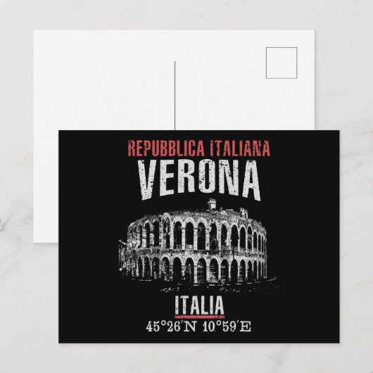 Verona Briefkaart (Voorkant / Achterkant)