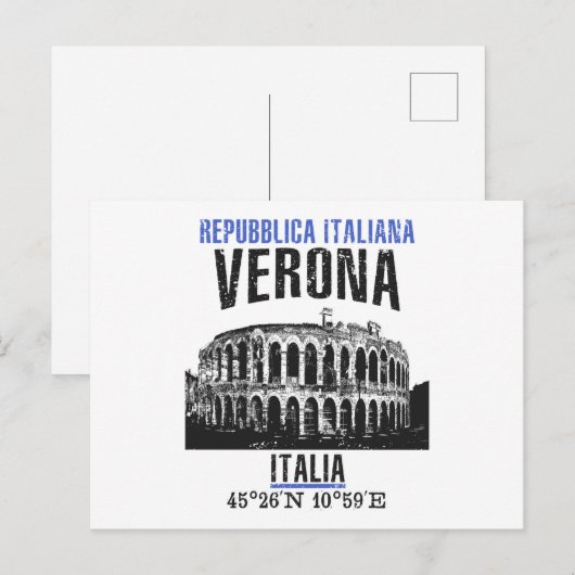 Verona Briefkaart (Voorkant / Achterkant)