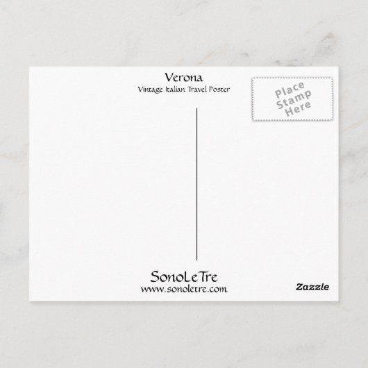 Verona Briefkaart (Achterkant)