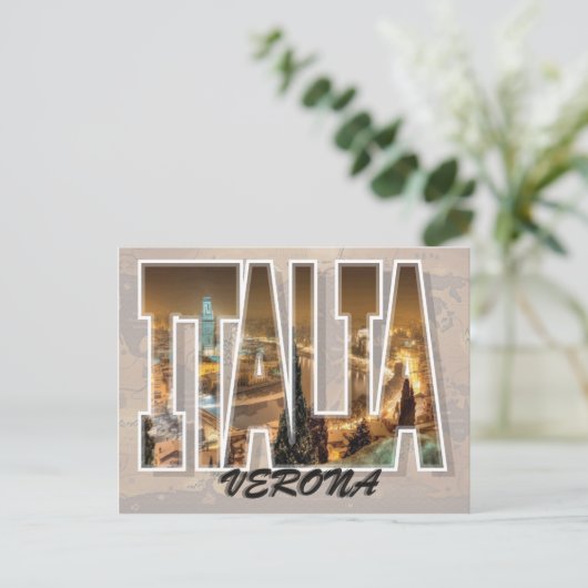 Verona, Briefkaart Italië (Staand voorkant)