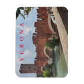 Verona Castelvecchio Bridge fridge magnet Magneet (Verticaal)