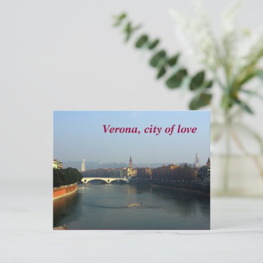 Verona, de stad Love Briefkaart (Staand voorkant)