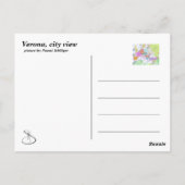 Verona, de stad Love Briefkaart (Achterkant)
