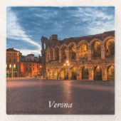 Verona Glazen Onderzetter (Voorkant)