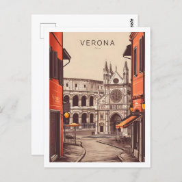 Verona Italië Beroemde Reisplaats Briefkaart
