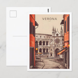 Verona Italië Beroemde Reisplaats Briefkaart