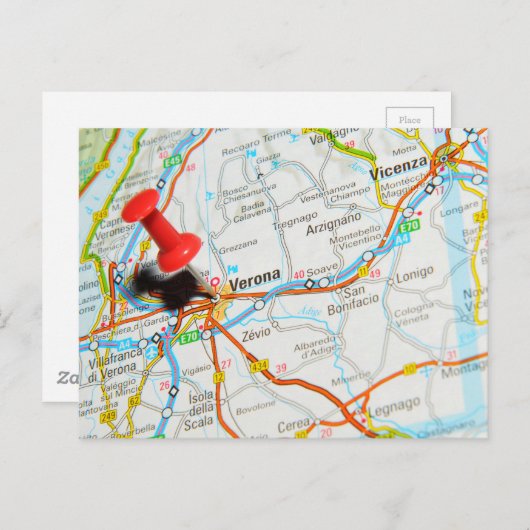 Verona, Italië Briefkaart (Voorkant / Achterkant)