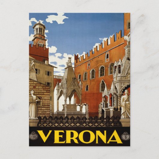 Verona, Italië Briefkaart voor reizen (Voorkant)