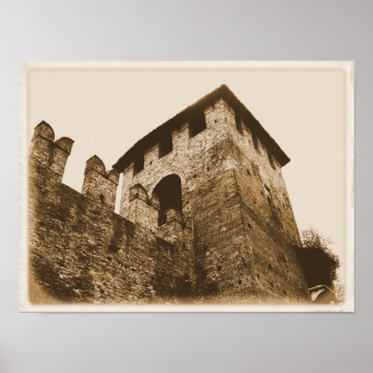 Verona, Italië - Castle Poster (Voorkant)