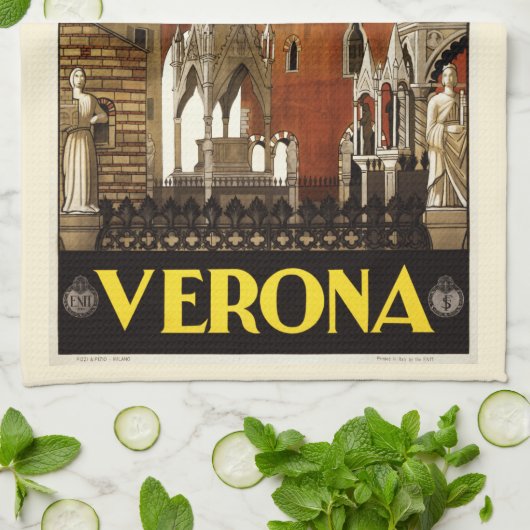  Verona Italië handdoek (Gevouwen)