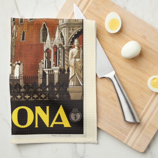 Verona Italië handdoek (Quarter Fold)