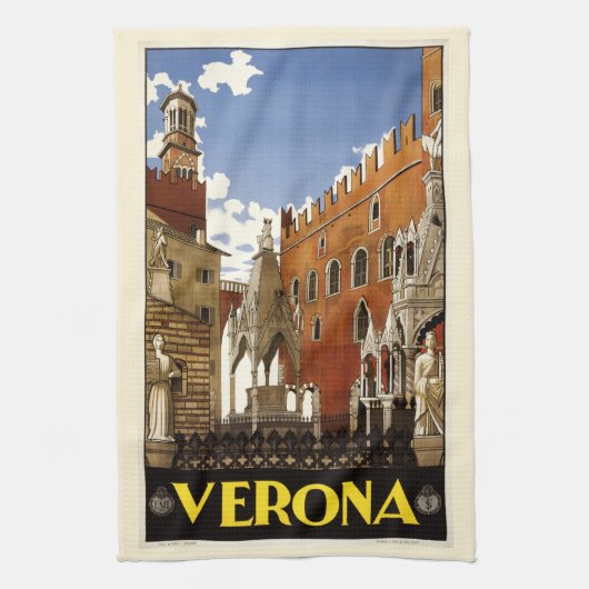  Verona Italië handdoek (Verticaal)