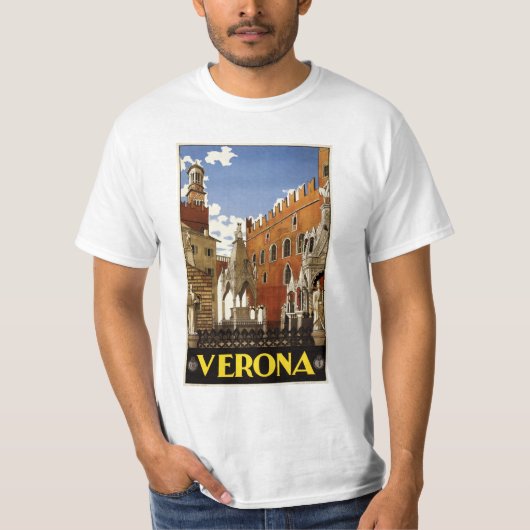 Verona Italië kleding T-shirt (Voorkant)