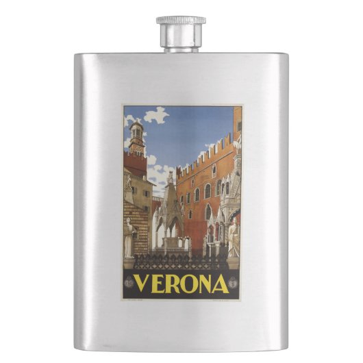 Verona Italië kolf Heupfles (Voorkant)