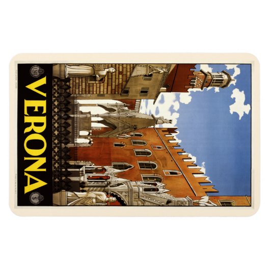  Verona Italië magneet (Horizontaal)