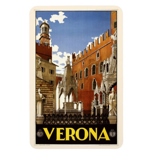  Verona Italië magneet (Verticaal)