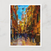 Verona Italië Mooie olieverfstad Briefkaart (Voorkant)