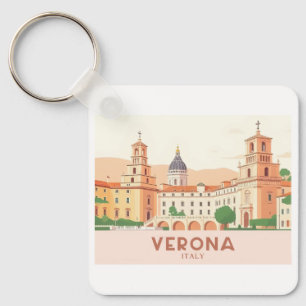 Verona Italië Pastelreizen - Juliet's Balkon Sleutelhanger