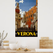 Verona Italië Poster voor reizen (Keuken)