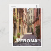 Verona Italië Reizen Briefkaart (Voorkant / Achterkant)
