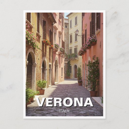 Verona Italië Reizen Briefkaart (Voorkant)