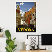 VERONA ITALIË RETRO POSTER (Thuiskantoor)