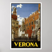 VERONA ITALIË RETRO POSTER (Voorkant)