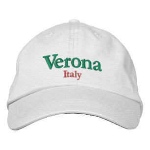 Verona Italië Stad Trots Geborduurde Pet