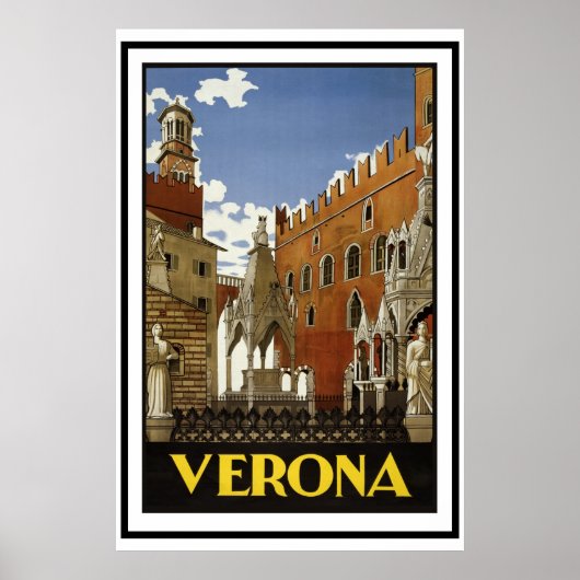 VERONA ITALIË -  STIJL POSTER (Voorkant)