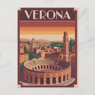 Verona Italië vintage Briefkaart