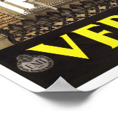 Verona Italië — vintage-reis Poster (Hoek)