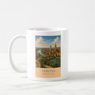 Verona, Italië – Vintage Reisbeker Koffiemok