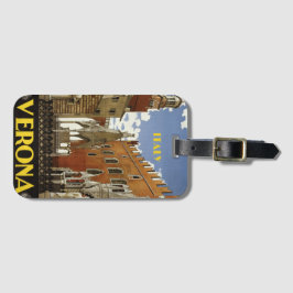 VERONA ITALIË VINTAGE TRAVEL POSTER BAGAGELABEL