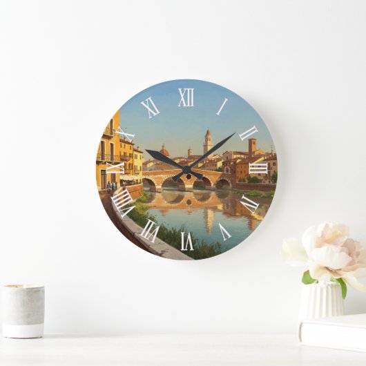 Verona Italy Bridge Travel Grote Klok (Huis)