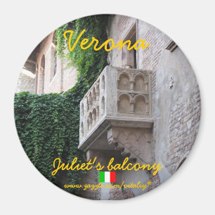 Verona Italy Juliet's balcony magnet design