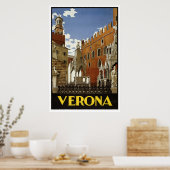 VERONA ITALY VINTAGE POSTER (Keuken)