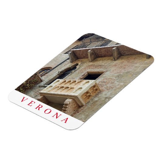 Verona Juliet Balcony uitzicht fridge magnet Magneet (Linkerzijde)