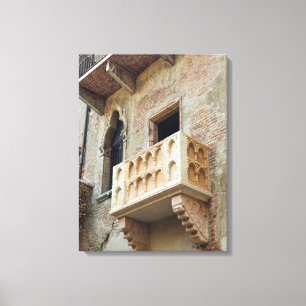 Verona Juliet Balkon uitzicht canvas print