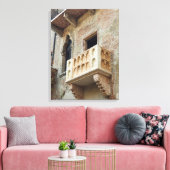 Verona Juliet Balkon uitzicht canvas print (Insitu (Woonkamer))