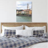 Verona kathedraal uitzicht canvas print (Insitu (Slaapkamer))