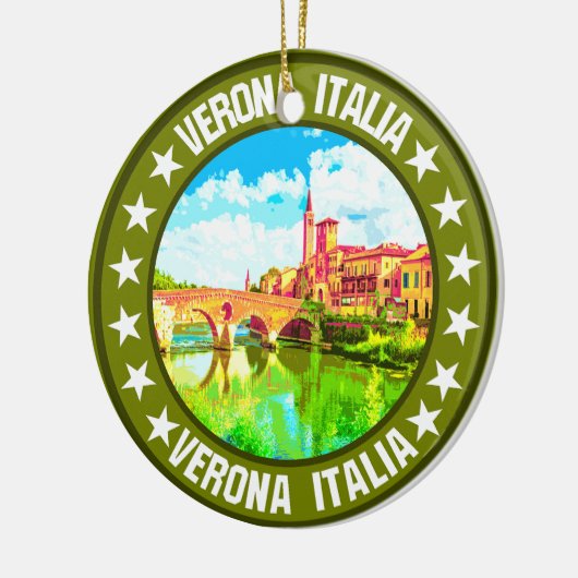 Verona Keramisch Ornament (Links)