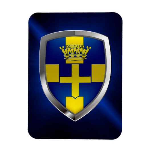 Verona Mettalic Emblem Magneet (Verticaal)