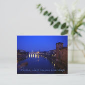 Verona, Night Briefkaart (Staand voorkant)