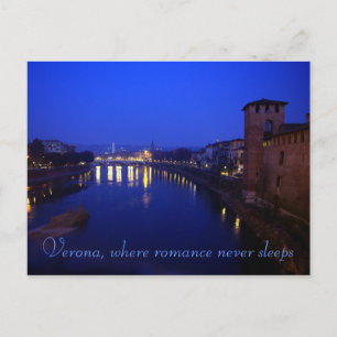 Verona, Night Briefkaart