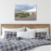 Verona Piazza Bra panoramisch uitzicht canvas prin Afdruk (Insitu (Slaapkamer))
