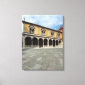 Verona Piazza Dante uitzicht canvas print (Voorkant)