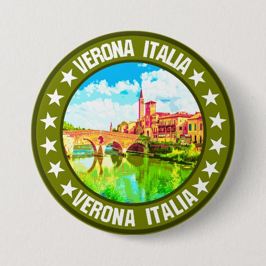 Verona Ronde Button 7,6 Cm (Voorkant)